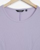 Nuon Lilac Corduroy Textured Midi Dress Nuon Lilac Corduroy Textured Midi Dress