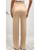 Womens Wide Leg Business Pants High Waisted Straight Long Suit Trousers Large Khaki Womens Wide Leg Business Pants High Waisted Straight Long Suit Trousers Large Khaki