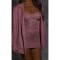Autumn strapless dress + coat two-piece women