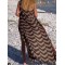 Bohemian Geometric Cardigan Dress for Women
