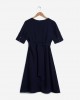 Wardrobe Navy Dress with Belt Wardrobe Navy Dress with Belt