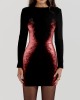 Fall sexy color-matching slim-fit dress Fall sexy color-matching slim-fit dress