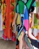 Personalized abstract MAXI SHIRT DRESS Personalized abstract MAXI SHIRT DRESS