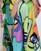Personalized abstract MAXI SHIRT DRESS Personalized abstract MAXI SHIRT DRESS