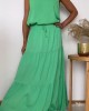 V-neck Sleeveless Top and Skirt Two-piece Suit V-neck Sleeveless Top and Skirt Two-piece Suit