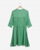 LOV Green Fit-And-Flare Isla Dress LOV Green Fit-And-Flare Isla Dress