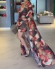 Casual Suspender Dress with Shawl and Two Giant Suit Casual Suspender Dress with Shawl and Two Giant Suit
