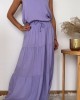 V-neck Sleeveless Top and Skirt Two-piece Suit V-neck Sleeveless Top and Skirt Two-piece Suit