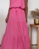V-neck Sleeveless Top and Skirt Two-piece Suit V-neck Sleeveless Top and Skirt Two-piece Suit