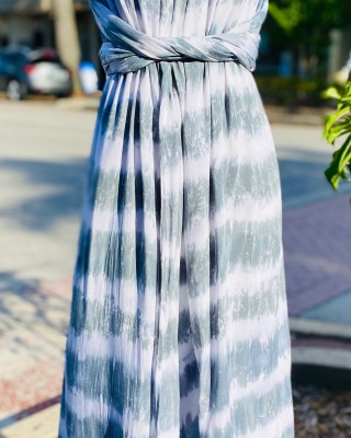 Athena Dress in Fog