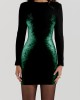 Fall sexy color-matching slim-fit dress Fall sexy color-matching slim-fit dress