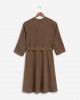 Wardrobe Brown Kiasa Dress With Belt Wardrobe Brown Kiasa Dress With Belt