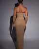 Tulle long sleeve sexy sparkling maxi dress Tulle long sleeve sexy sparkling maxi dress