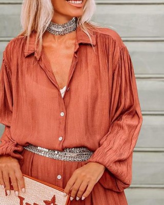 Casual Shirt Dress