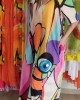 Personalized abstract MAXI SHIRT DRESS Personalized abstract MAXI SHIRT DRESS
