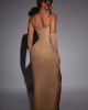 Tulle long sleeve sexy sparkling maxi dress Tulle long sleeve sexy sparkling maxi dress
