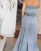 Simple and Comfortable Denim Jumpsuit Simple and Comfortable Denim Jumpsuit