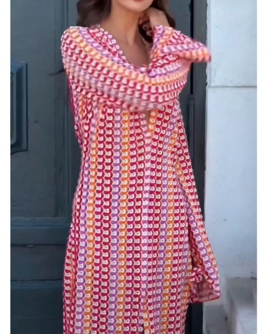 Sexy deep V corrugated long-sleeved dress Sexy deep V corrugated long-sleeved dress