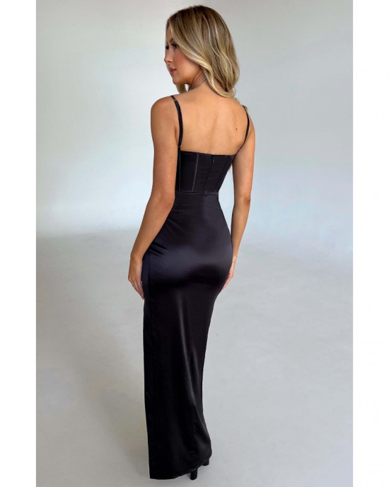 Solid color strapping sexy dress Solid color strapping sexy dress