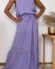 V-neck Sleeveless Top and Skirt Two-piece Suit V-neck Sleeveless Top and Skirt Two-piece Suit