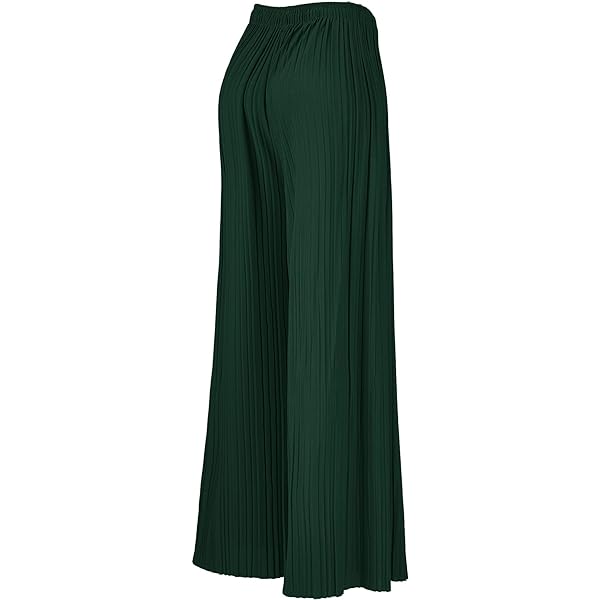 Lock and Love Womens Pleated Wide Leg Palazzo Maxi Pants with Drawstring or Elastic Band Elastic Band Small Wb1795_desert Lock and Love Womens Pleated Wide Leg Palazzo Maxi Pants with Drawstring or Elastic Band Elastic Band Small Wb1795_desert