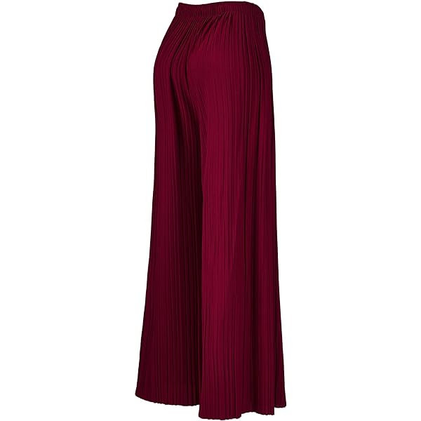Lock and Love Womens Pleated Wide Leg Palazzo Maxi Pants with Drawstring or Elastic Band Elastic Band Small Wb1795_desert Lock and Love Womens Pleated Wide Leg Palazzo Maxi Pants with Drawstring or Elastic Band Elastic Band Small Wb1795_desert