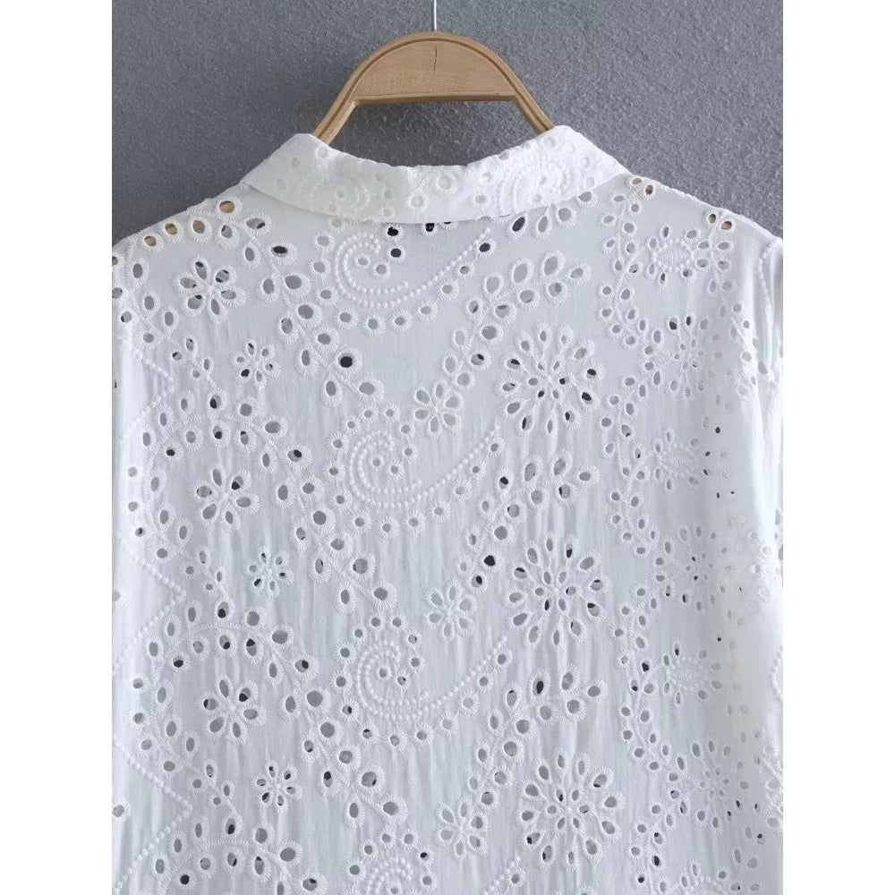 Katherine Eyelet Dress
