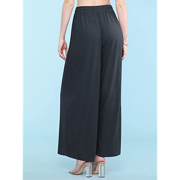 Lock and Love Womens Pleated Wide Leg Palazzo Maxi Pants with Drawstring or Elastic Band Elastic Band Small Wb1795_desert Lock and Love Womens Pleated Wide Leg Palazzo Maxi Pants with Drawstring or Elastic Band Elastic Band Small Wb1795_desert